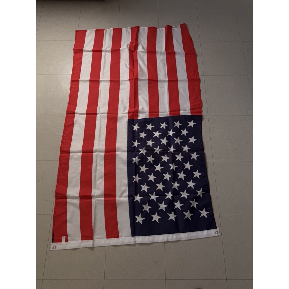 Vintage 90sAmerican Flag Grommets Nylon New Without Packaging Red White Blue 5x3
